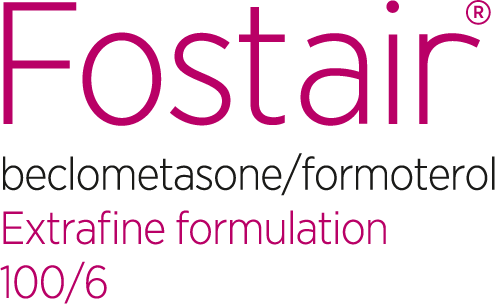 Fostair® (beclomethasone/formoterol) - product logo